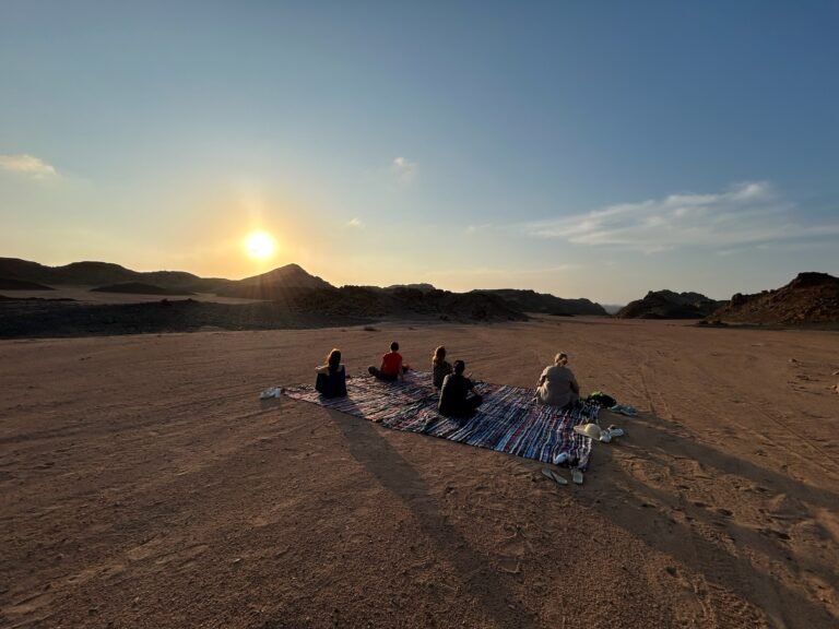 Couché du soleil (Désert)